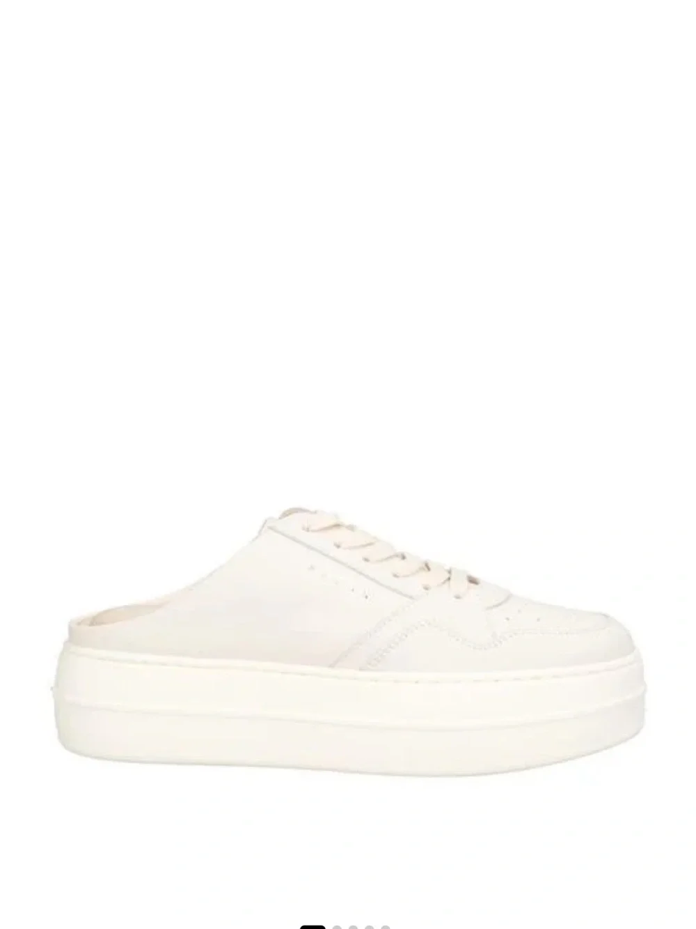 HOGAN Cream Platform Mule Sneaker 9.5 - Picture 1 of 6